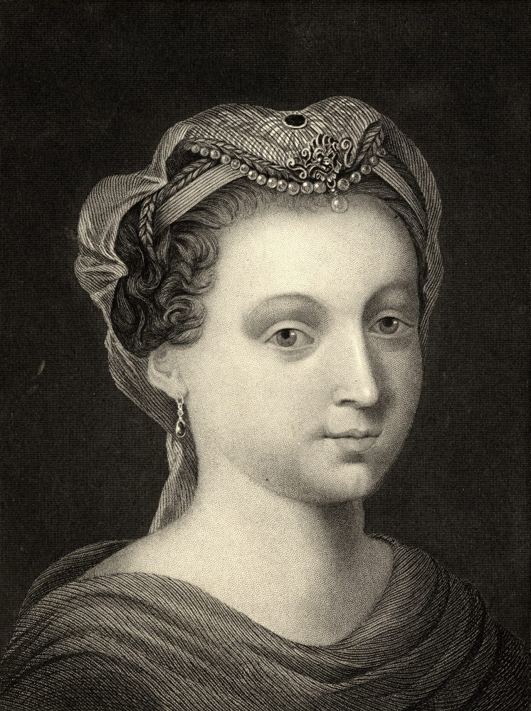 DPI1859520 Mary Queen of Scots 1542-1587 Also Mary Stuart Daughter of James V King of Scotland At The Age of 16 Poster Print, 13 x 17