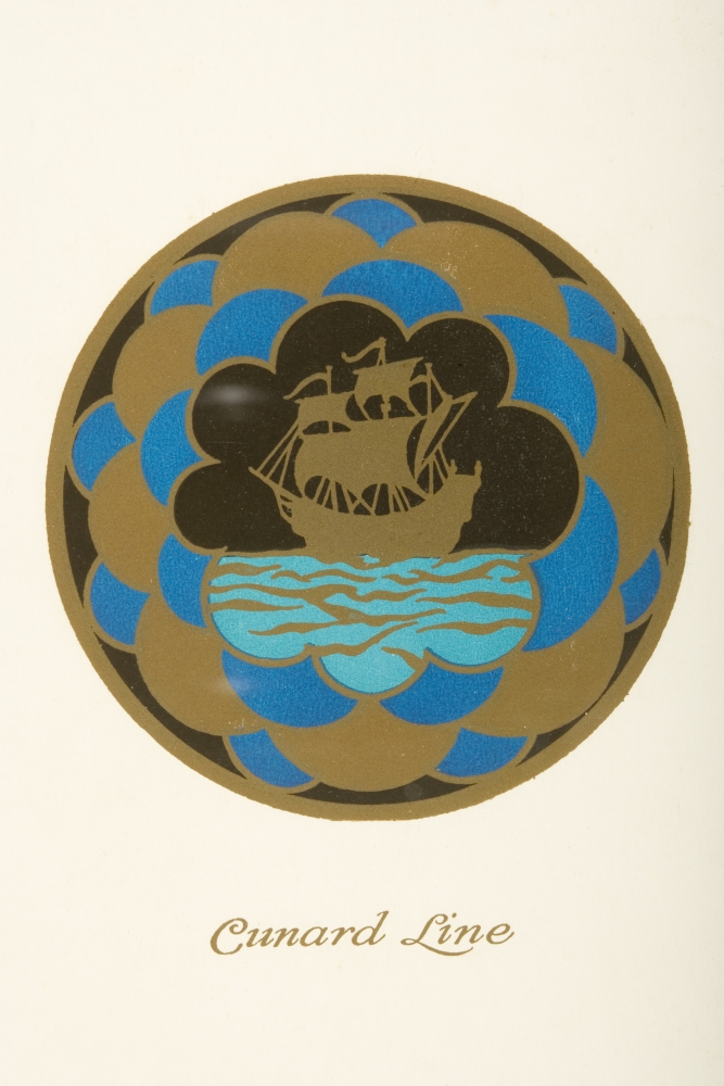 DPI1859442LARGE Dinner Menu. Cunard Line. R.M.S. Caronia Wednesday December 19 1928 Poster Print, Large - 22 x 34