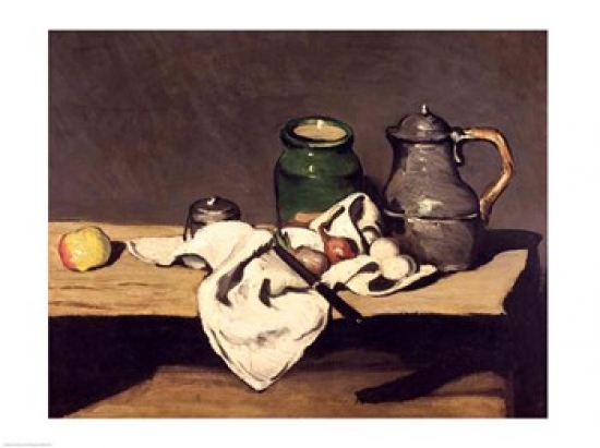 Still Life with A Kettle C.1869 Poster Print by Paul Cezanne - 24 x 18 in.