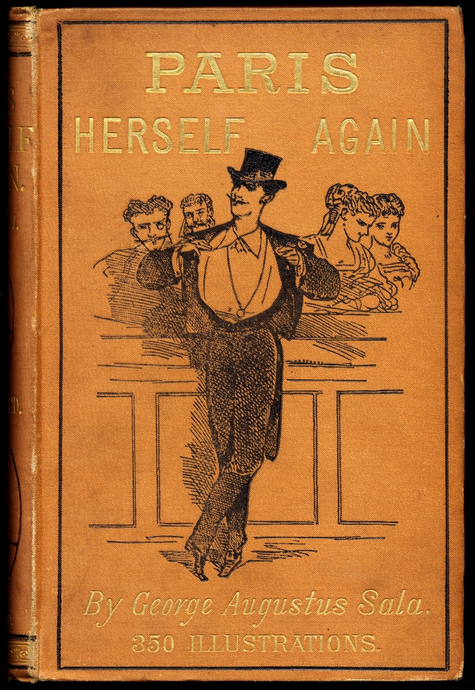 Book Cover Paris Herself Again In 1878 - 9 by George Augustus Sala Published London 1882 by Vizetelly & Co Poster Print, Large - 24 x 36