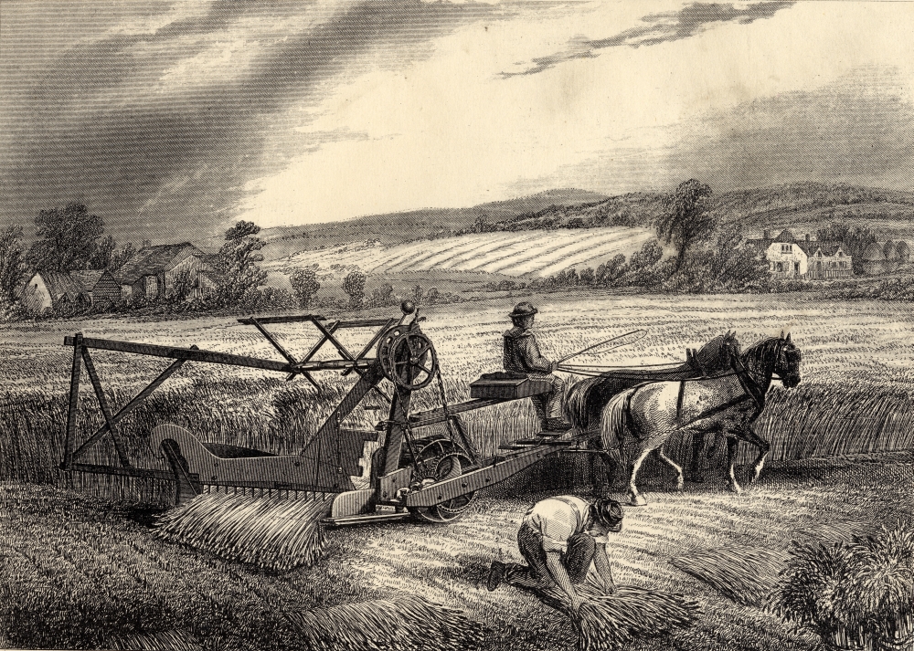 Mccormicks Reaping Machine Poster Print, Large - 36 x 24