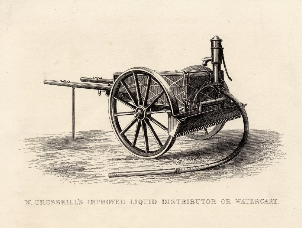 DPI1859545LARGE W. Crosskills Improved Liquid Distributor Or Watercart Poster Print, Large - 34 x 26