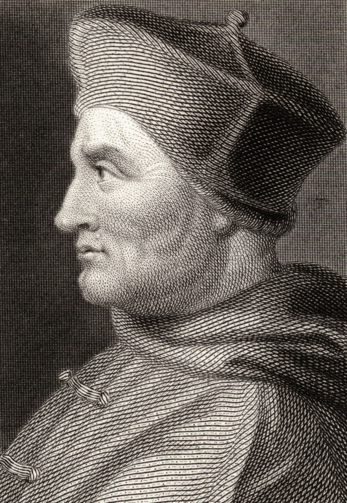 Cardinal Thomas Wolsey C1475-1530 Cardinal & Statesman 19th Century Engraved by Edward Smith From A Painting by Holb 2 Poster Print, Large - 24 x 36