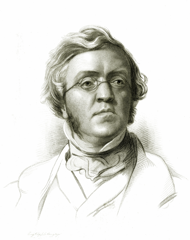 William Makepeace Thackeray 1811-1863. English Novelist From A Drawing by Samuel Lawrence Poster Print
