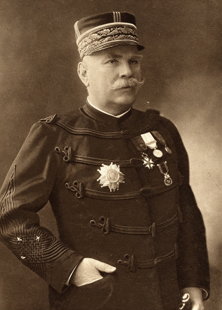 DPI1859621 Joseph Jacques Cesaire Joffre 1852-1931 French Commander & General Poster Print, 12 x 18