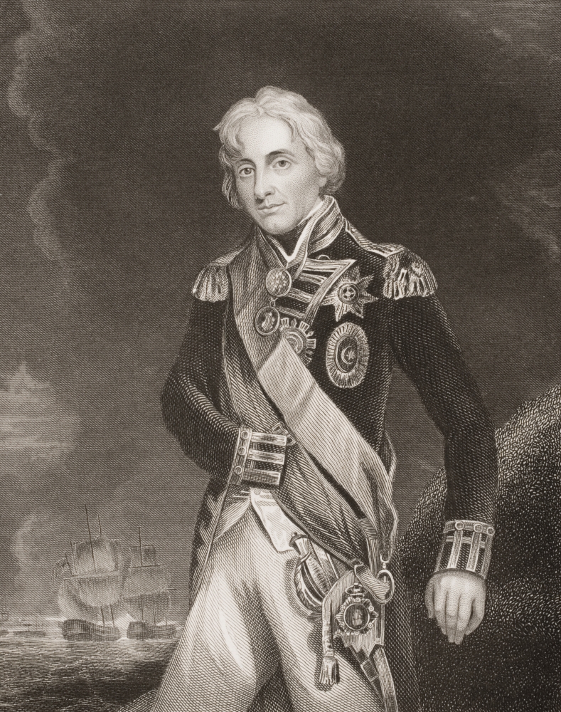DPI1859564LARGE Horatio Nelson Lord Nelson Viscount Nelson 1758-1805 British Naval Poster Print, Large - 26 x 32