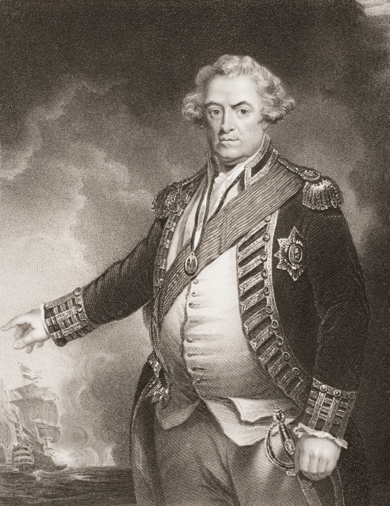 DPI1859552LARGE Adam Duncan 1St.Viscount Duncan. 1731-1804 British Admiral Commander-In-Chief Poster Print, Large - 24 x 32