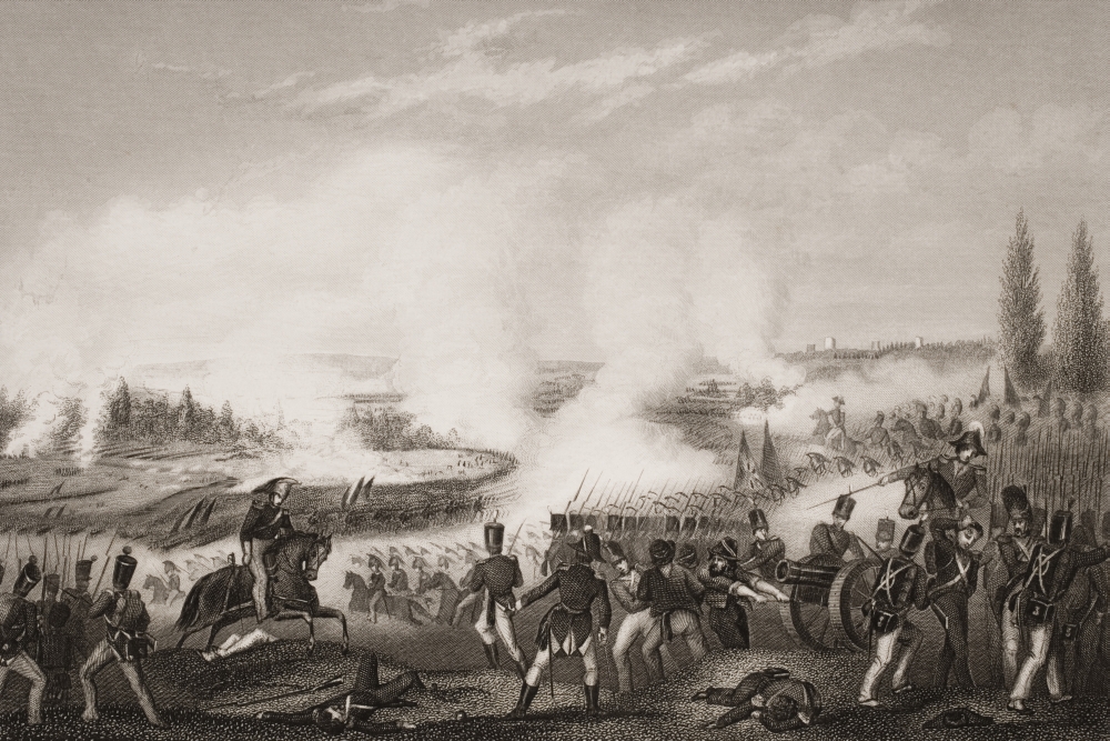 Talavera 27-28 July 1809 Engraved by D.Pound After G.W.Terry From Englands Poster Print - Large - 36 x 24
