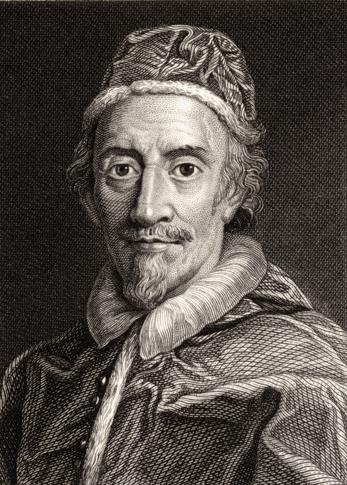 Pope Clemente Ix 1600-1669 Pope 1667-1669 Original Name Giulio Rospigliosi Poster Print, Large - 24 x 34