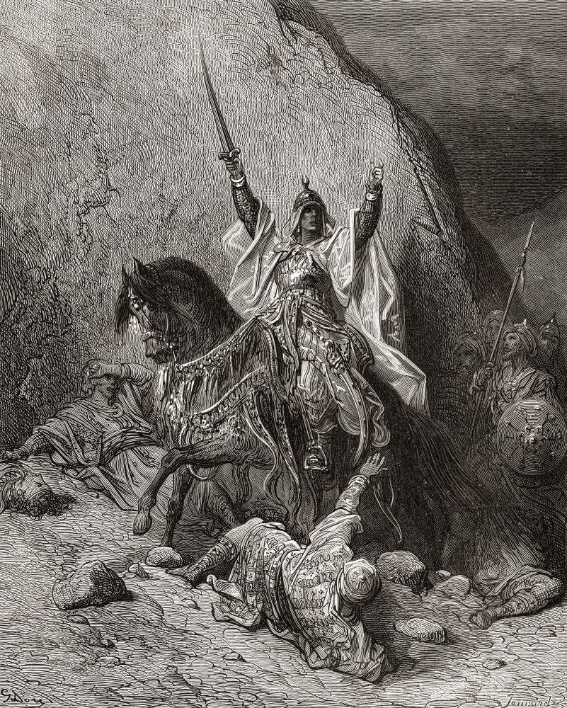DPI1859759LARGE Saladin Salah Ed Din Yusuf Sultan During Second Crusade Poster Print, Large - 26 x 34