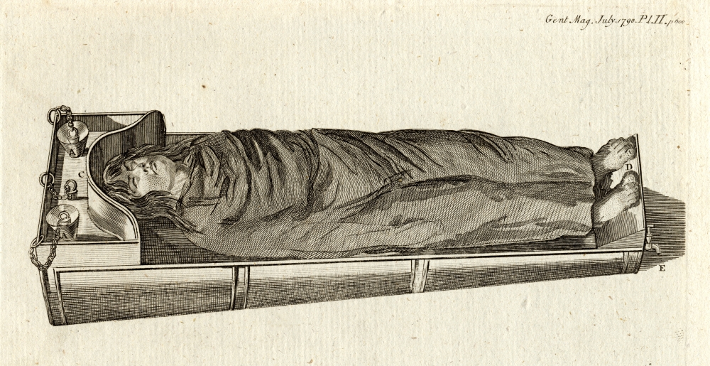 DPI1859861LARGE Apparatus for Communicating Heat To Bodies Apparently Dead. Gent Mag July 1790 Poster Print, Large - 42 x 20