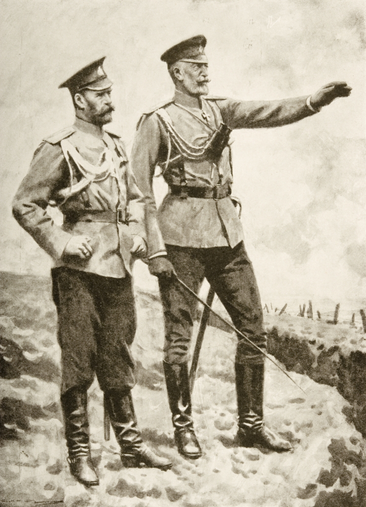 The Changes In The Russian Command September 1915 The Grand Duke Nicholas Appointed Viceroy of The Caucasus & Comman Poster Print - 12 x 17