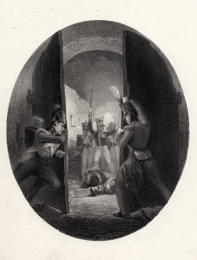 DPI1859920 War & Wellington. An Incident At Waterloo Poster Print, 13 x 17