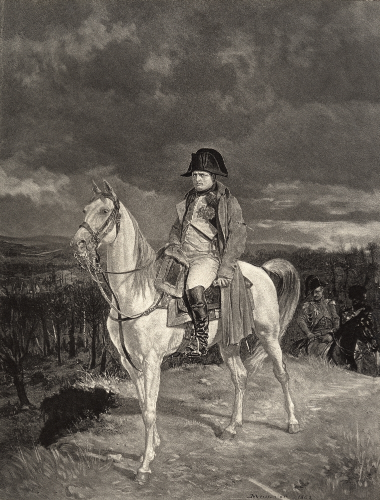 Napoleon 1814 From The Picture by J.L.E.Meissonier. Napoleon Bonaparte 1769-1821 Emperor of The French Poster Print - Large - 26 x 34