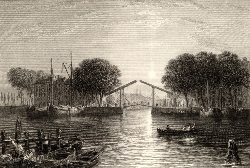 DPI1859906LARGE Rotterdam The Oude Haven From The Original Painting by Lt. Col. Batty F.R.S Poster Print, Large - 36 x 24