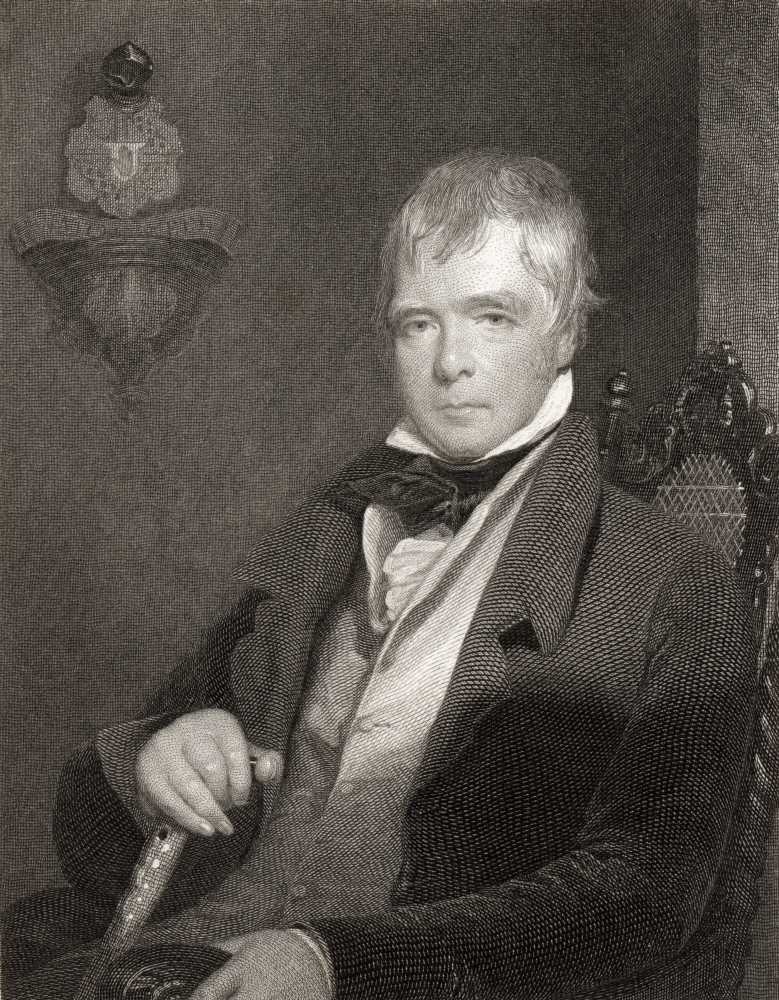 DPI1859908 Sir Walter Scott 1771-1832. Scottish Novelist Poet Historian & Biographer Poster Print, 13 x 17