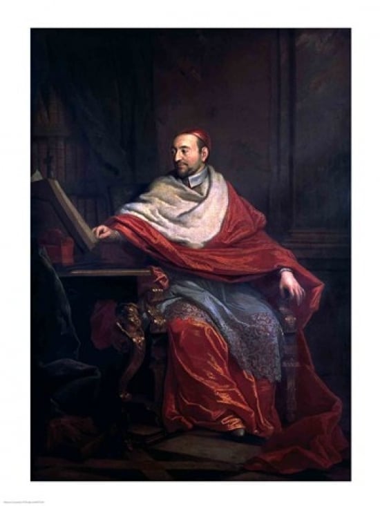 Cardinal Pierre De Berulle Poster Print by Philippe De Champaigne - 24 x 36 in. - Large