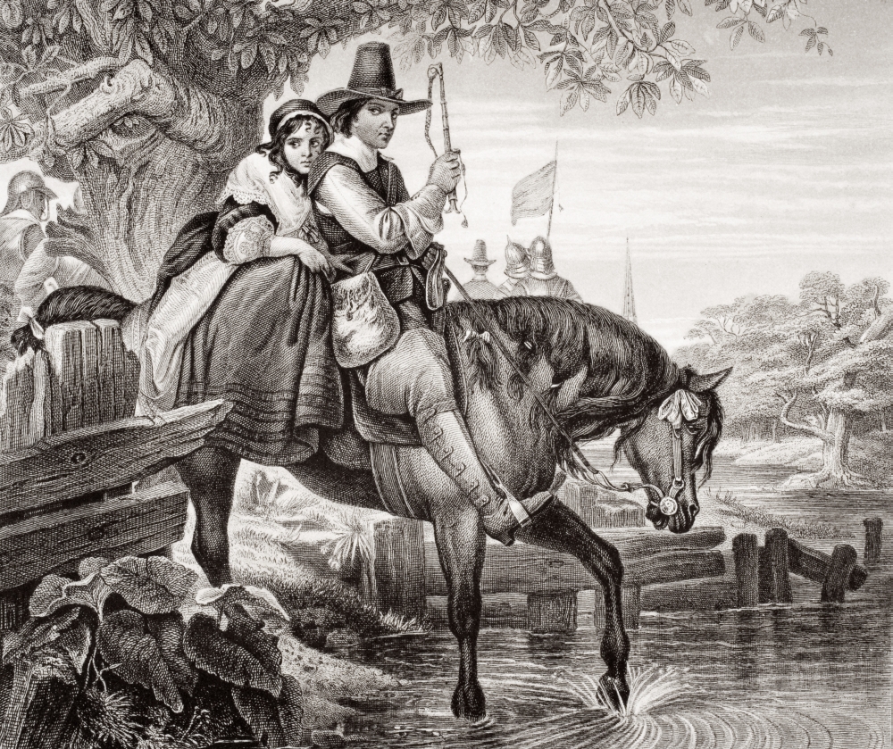 DPI1860077LARGE Charles II In Disguise Aided In His Escape by Jane Lane After The Battle Poster Print, Large - 32 x 26 -  Posterazzi