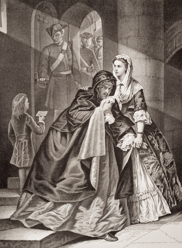 DPI1860089 The Escape of Lord Nithsdale From The Tower 1716 William Maxwell Fifth Earl Poster Print, 12 x 17