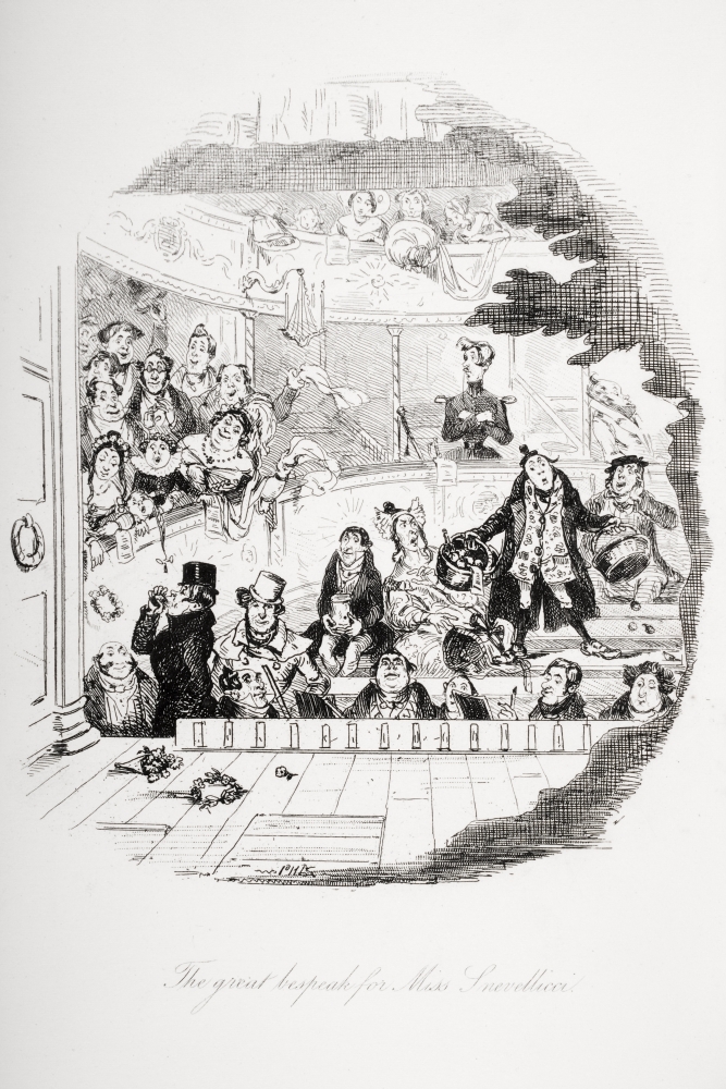 Picture of Posterazzi DPI1860136 The Great Bespeak for Miss.Snevelli Illustration From The Charles Dickens Novel Nicholas Nickleby by H.K. Browne Known As Phiz Poster Print&#44; 12 x 18