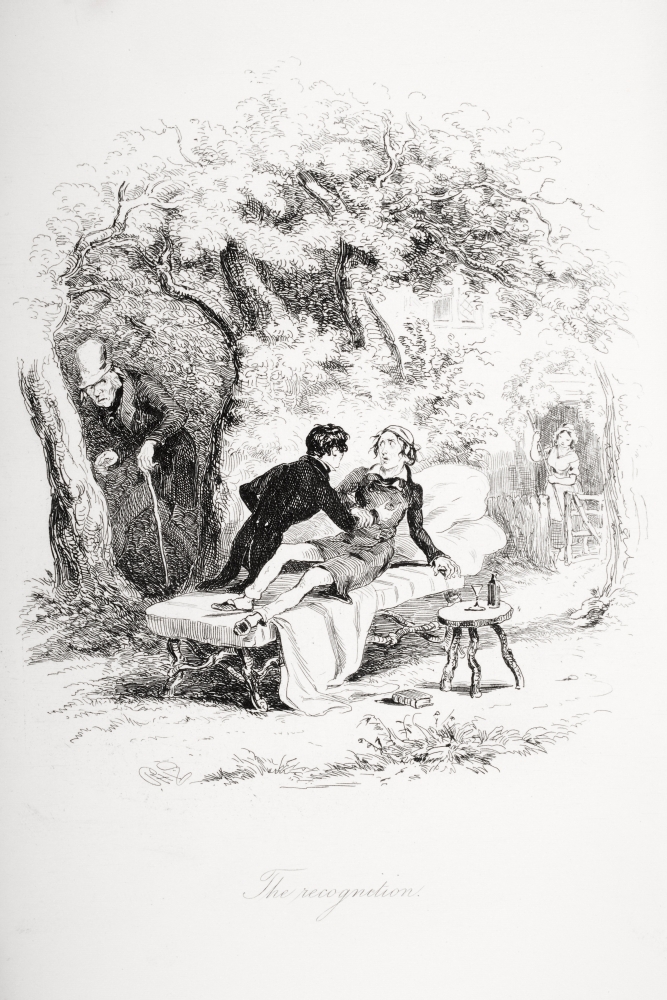 The Recognition Illustration From The Charles Dickens Novel Nicholas Nickleby by H.K. Browne Known As Phiz Poster Print, Large - 24 x 36