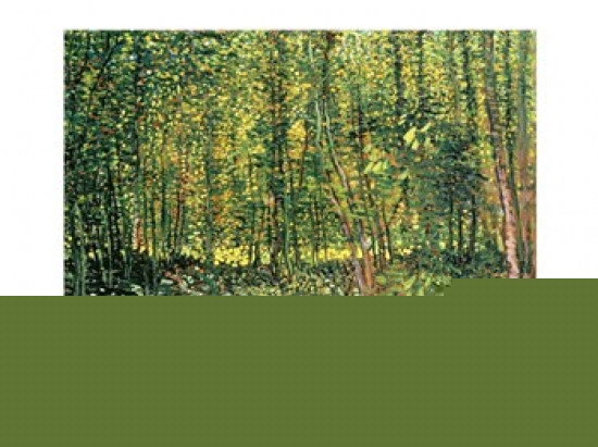 Trees & Undergrowth 1887 Poster Print by Vincent Van Gogh - 24 x 18 in.