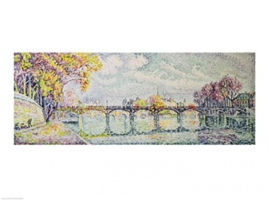 Picture of Posterazzi BALXIR239902LARGE The Pont Des Arts 1928 Poster Print by Paul Signac - 36 x 24 in. - Large