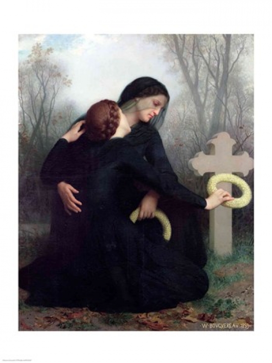 Le Jour Des Morts Poster Print by William A. Bouguereau - 18 x 24 in.