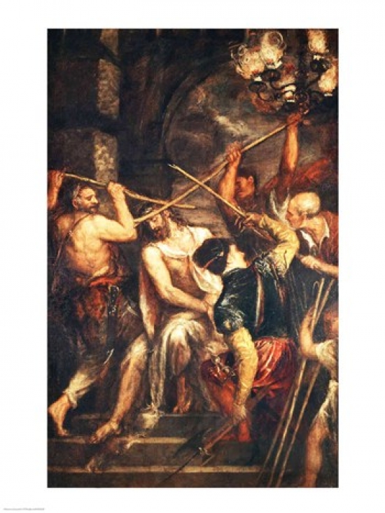 Picture of Posterazzi BALXIR206148 The Crowning with Thorns Poster Print by Titian - 18 x 24 in.