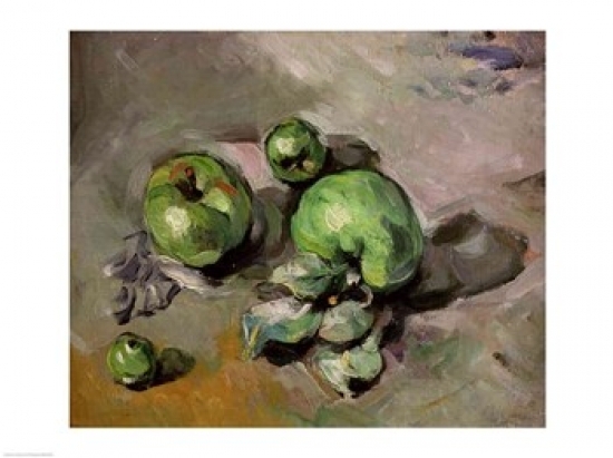 Picture of Posterazzi BALXIR206410LARGE Green Apples Poster Print by Paul Cezanne - 36 x 24 in. - Large