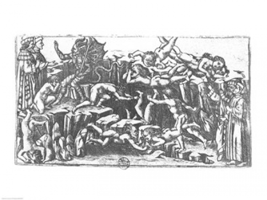 Hell From The Divine Comedy Poster Print by Dante Alighieri - 24 x 18 in.