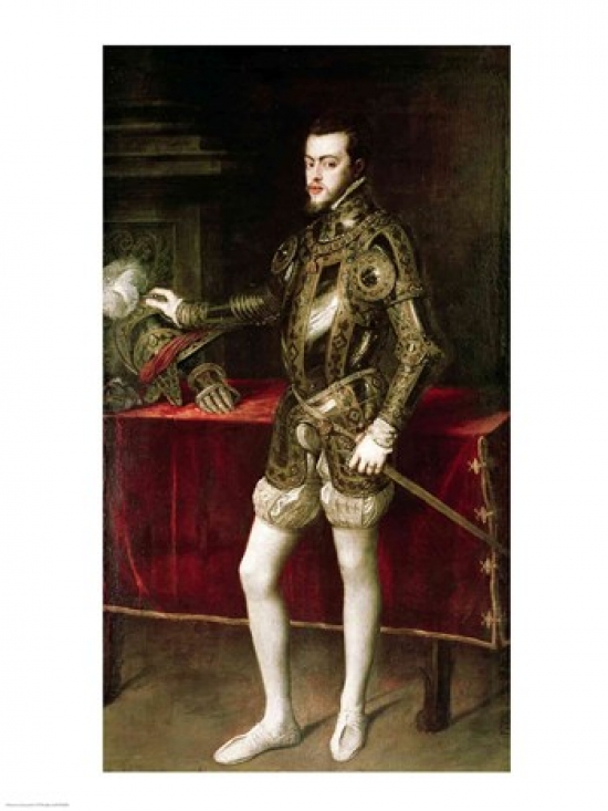 King Philip II Poster Print by Titian - 18 x 24 in.