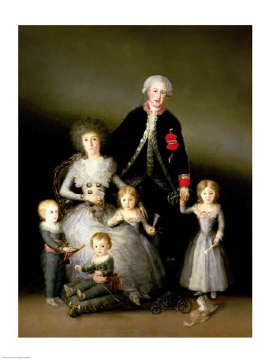 Picture of Posterazzi BALXIR38631LARGE The Duke of Osuna & His Family 1788 Poster Print by Francisco De Goya - 24 x 36 in. - Large