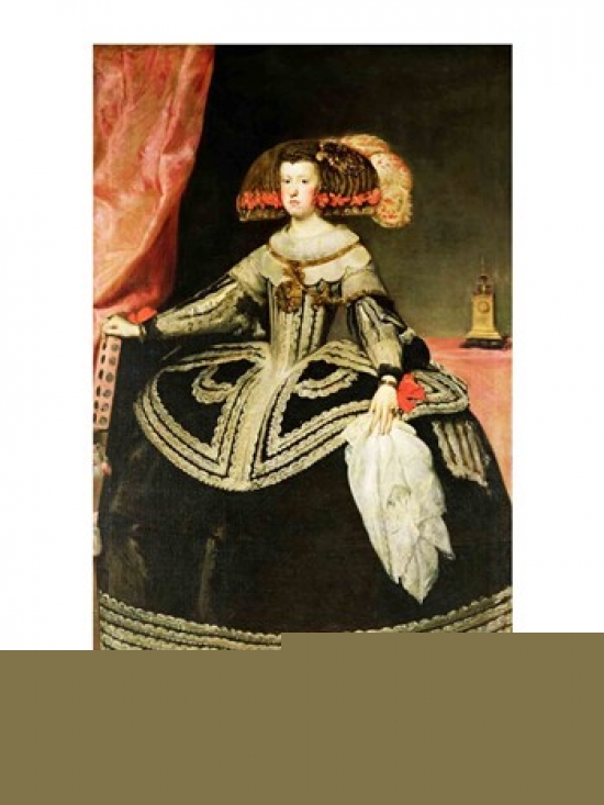 Picture of Posterazzi BALXIR39135 Queen Maria Anna of Austria Poster Print by Diego Velazquez - 18 x 24 in.