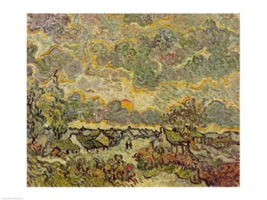 Picture of Posterazzi BALXIR253132 Autumn Landscape 1890 Poster Print by Vincent Van Gogh - 24 x 18 in.
