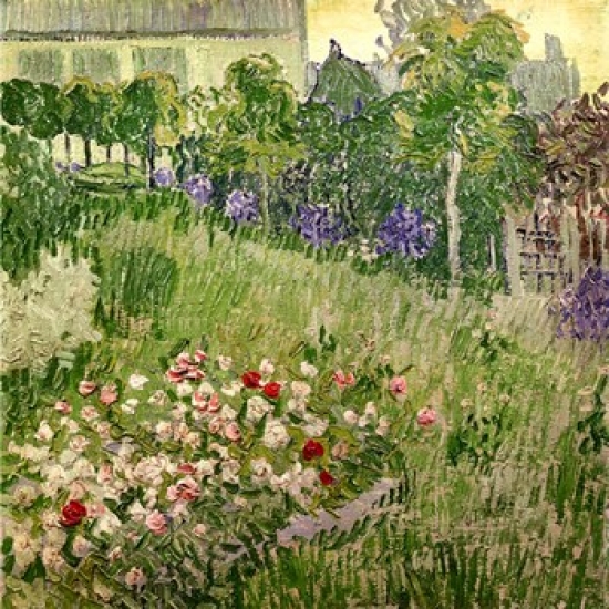Picture of Posterazzi BALXIR253137S Daubignys Garden 1890 Poster Print by Vincent Van Gogh - 14 x 14 in.