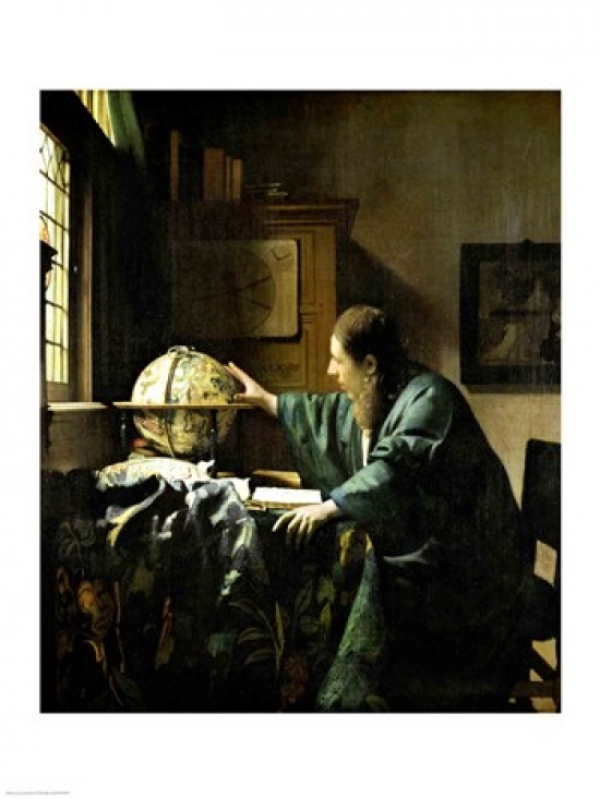 Picture of Posterazzi BALXIR267676 The Astronomer 1668 Poster Print by Johannes Vermeer - 18 x 24 in.
