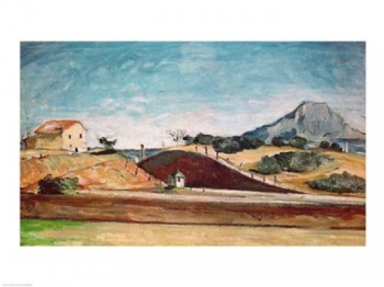 The Railway Cutting Poster Print by Paul Cezanne - 24 x 18 in.
