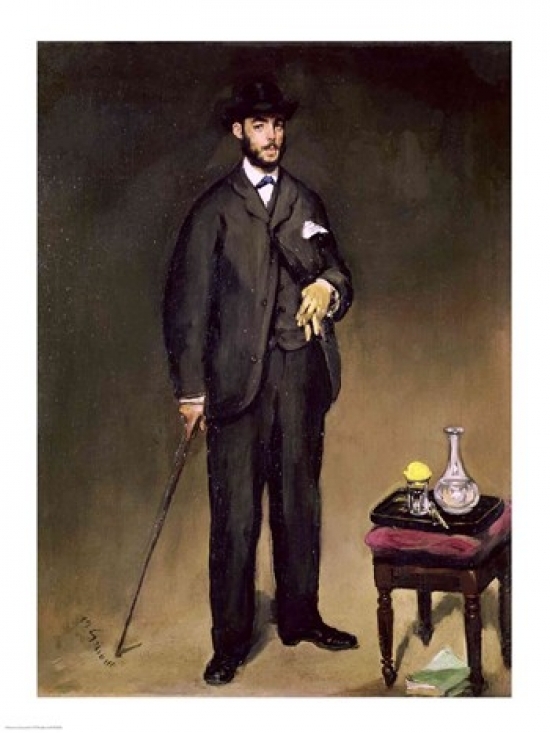 Picture of Posterazzi BALXIR29995LARGE Theodore Duret Poster Print by Edouard Manet - 24 x 36 in. - Large