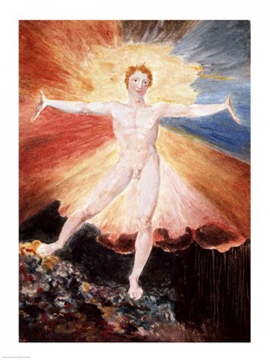 Glad Day Or The Dance of Albion C.1794 Poster Print by William Blake - 18 x 24 in.