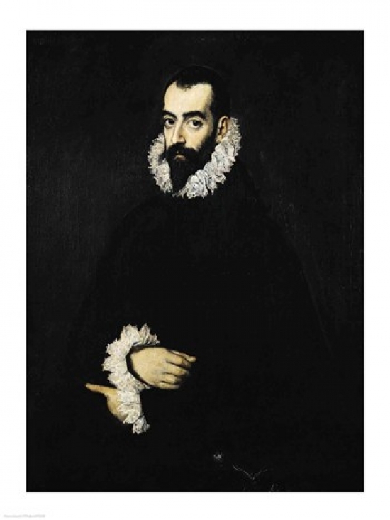 Picture of Posterazzi BALXIR210490LARGE Portrait of Juan Alfonso De Pimentel Y Herrera Poster Print by El Greco - 24 x 36 in. - Large