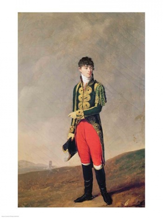 Picture of Posterazzi BALXIR212923LARGE Baron De Galz De Malvirade Poster Print by Louis-Leopold Boilly - 24 x 36 in. - Large