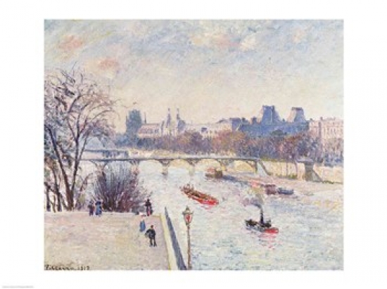 Picture of Posterazzi BALXIR246441 The Louvre 1902 Poster Print by Camille Pissarro - 24 x 18 in.