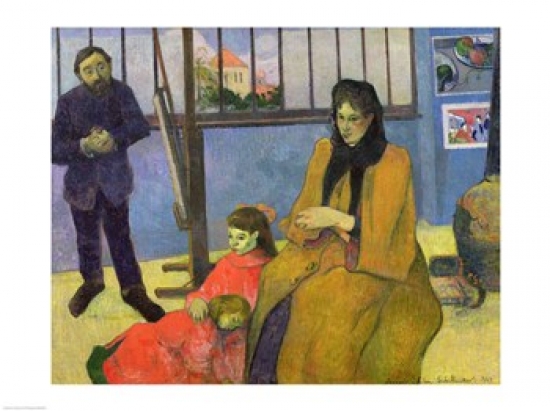 Picture of Posterazzi BALXIR24927 The Schuffenecker Family Poster Print by Paul Gauguin - 24 x 18 in.