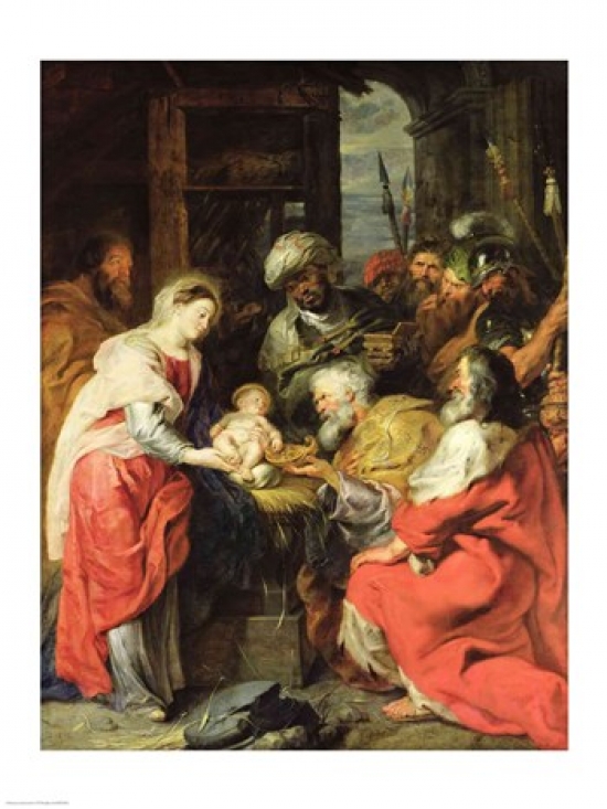 Picture of Posterazzi BALXIR24942 Adoration of The Magi Poster Print by Peter Paul Rubens - 18 x 24 in.