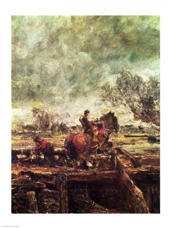Study for The Leaping Horse Poster Print by John Constable - 24 x 36 in. - Large
