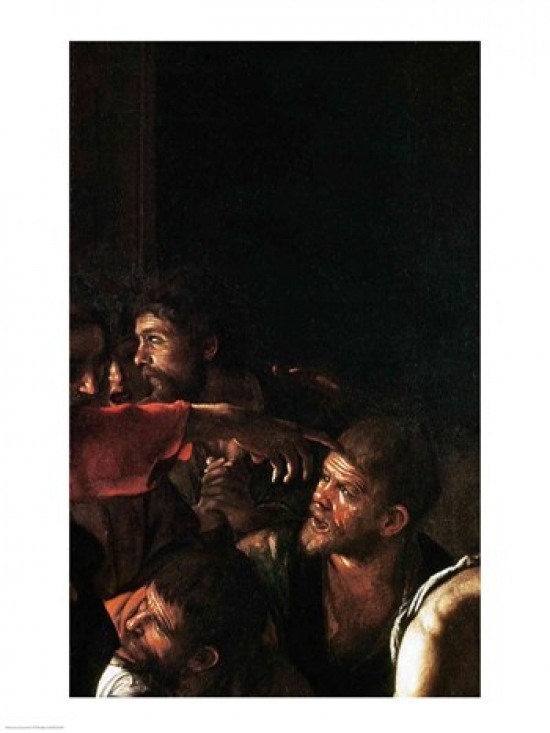 Picture of Posterazzi BALXIR232094LARGE Resurrection of Lazarus Detail Poster Print by Caravaggio - 24 x 36 in. - Large