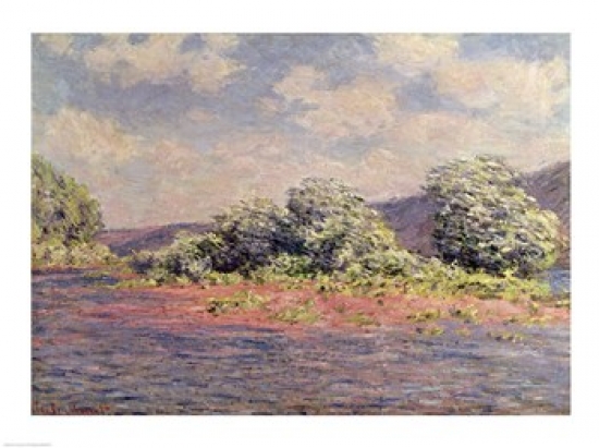 Picture of Posterazzi BALXIR240227 The Seine at Port-Villez C.1890 Poster Print by Claude Monet - 24 x 18 in.