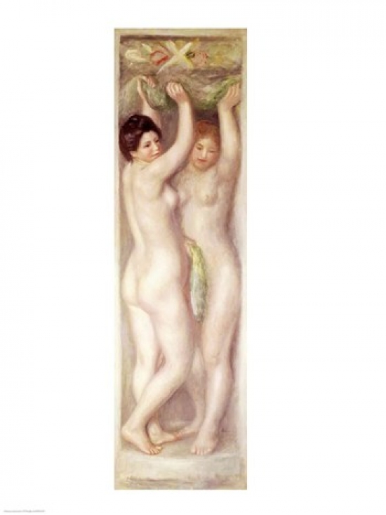 Picture of Posterazzi BALXIR245708 Caryatids Poster Print by Pierre-Auguste Renoir - 18 x 24 in.