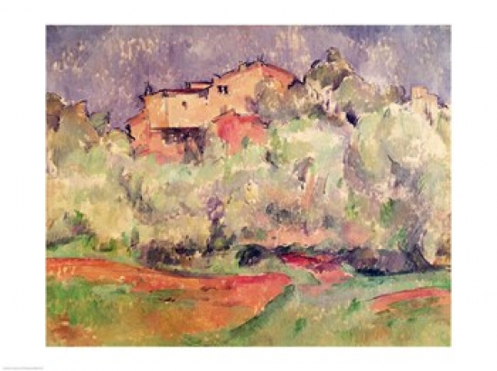 Picture of Posterazzi BALXIR247720 The House at Bellevue 1888-92 Poster Print by Paul Cezanne - 24 x 18 in.